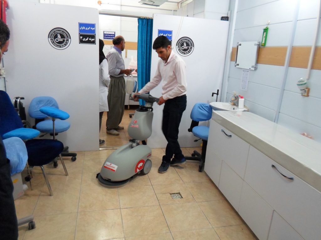 اسکرابر صنعتی در صنعت بهداشتی 