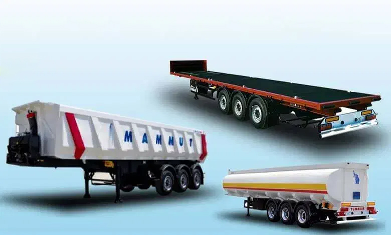 فروش انواع تریلرهای ماموت